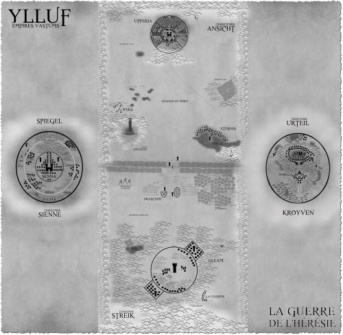 La Guerre De l'Heresie Carte Ylluf