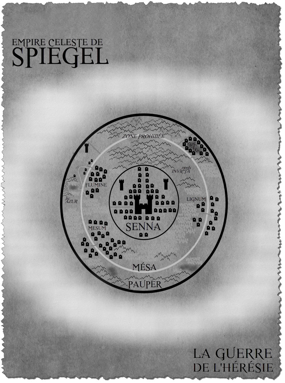 La Guerre De l'Heresie Carte Spiegel